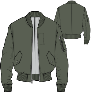 Fashion sewing patterns for MEN Jackets Leather jacket 7270